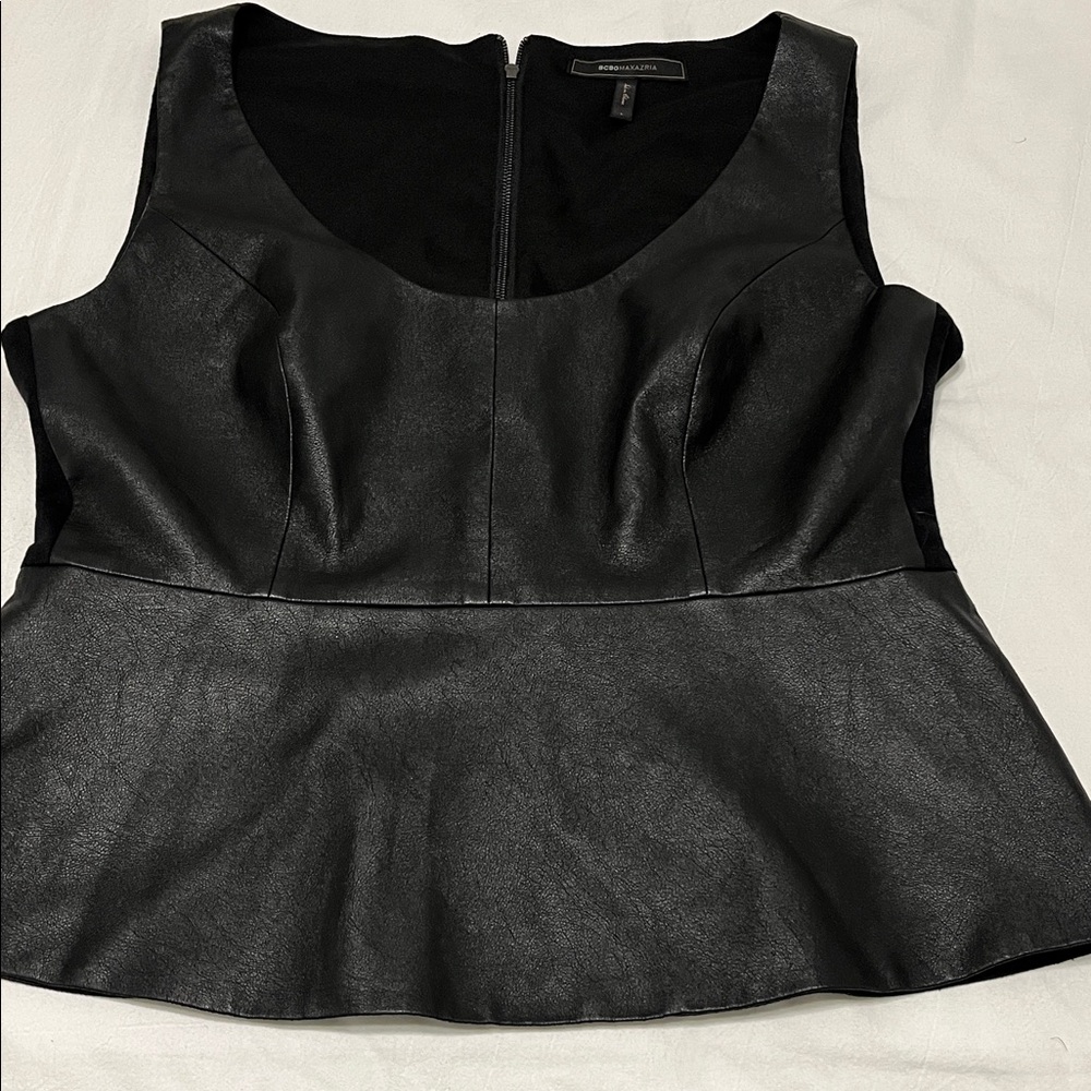 BCBG Black Sleeveless Women's Top